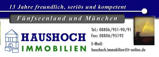 Haushoch Immobilien Utting/Ammersee
